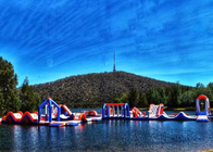 Park wodny Lake Infaltable Water Park Pływający plac zabaw