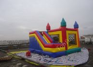 Zabawny dmuchany zamek do skoków, niestandardowe komercyjne slajdy Playground