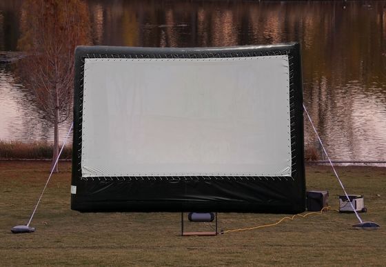 Zewnętrzny projektor 6 * 4 m Nadmuchiwany ekran filmowy Ekran projekcyjny z filmu reklamowego