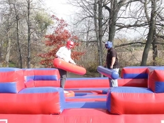 Nadmuchiwany Gladiator Joust Inflatables Gry sportowe Bramkarz dla dzieci i dorosłych