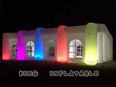 Biały nadmuchiwany namiot weselny na imprezę