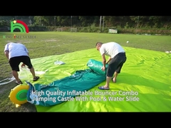 Król06 Zamek z wodnym zjeżdżalnią