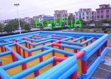 Giant Commercial Inflatable Amusement Park / Inflatable Obstacle Course, wodoodporny i ognioodporny