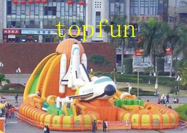 Big PVC Plandekowy model samolotu Nadmuchiwane Fun City Kids Water Parks Custom