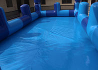 Niebieskie baseny z PCV dla dzieci, szczelne, nadmuchiwane baseny o średnicy 0,9 mm