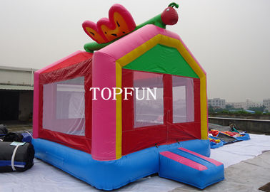 Pink Princess Bounce House Double Stitching, PCV, brezentowy bounce house dla dzieci