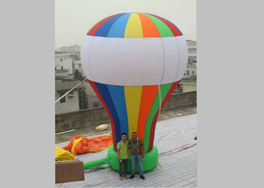 Nadmuchiwany plandekowy produkt reklamowy PVC 0,45 mm Balony w kolorze tęczy