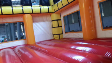 Komercyjny piracki skaczący zamek Double Sewing, Kids Jumping Castle 6 x 6 m