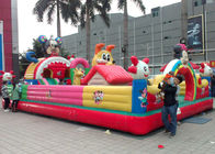 Dziecięcy temat handlowy nadmuchiwany park rozrywki z plandeką PCV