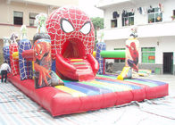 PCV Nadmuchiwany park rozrywki z plandeką ze spiderem z 8m * 5m * 4m