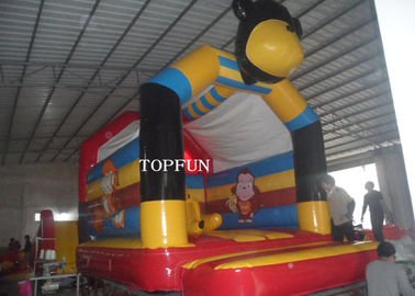 Odkryty PCV, plandeki Monkey Kids nadmuchiwane Bouncy House Family Use