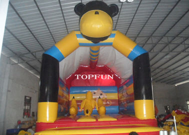Odkryty PCV, plandeki Monkey Kids nadmuchiwane Bouncy House Family Use
