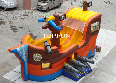 PCV plandekowy Kids Fun City Nadmuchiwany dmuchany statek piracki do użytku komercyjnego