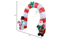 Nadmuchiwane łuki Santa Claus Snowman Outdoor Nadmuchiwane reklamy Świąteczne dekoracje