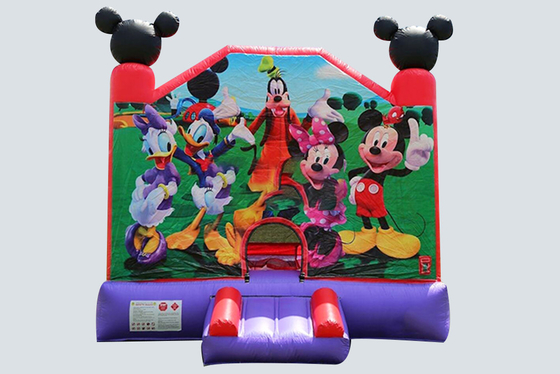 Nadmuchiwany bramkarz Castle House Party Jumping Bouncer Motyw trampoliny Reklama dla dzieci