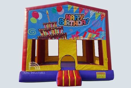 Nadmuchiwany bramkarz Castle House Party Jumping Bouncer Motyw trampoliny Reklama dla dzieci