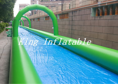 Single Lane Inflatable Street Water Slide PCV plandeki Slip N Slide dla dorosłych OEM