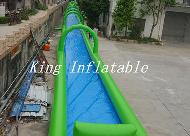 Single Lane Inflatable Street Water Slide PCV plandeki Slip N Slide dla dorosłych OEM