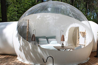 PVC Bubble Namiot Dom Z Sypialnią Outdoor Camping Hotel Biały Pół Przezroczysty Ochrona Prywatności Nadmuchiwane Namioty Pokój