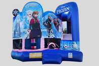 Frozen Theme Bouncy Castle Wynajem na zewnątrz Commercial Bounce House nadmuchiwany bramkarz