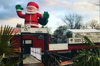 Nadmuchiwany Święty Mikołaj Gigantyczne Nadmuchiwane Ozdoby Świąteczne Santa Inflatables