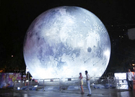 Gigantyczny nadmuchiwany reklamowy model księżyca Duże planety Kula ziemska Balon Led do dekoracji