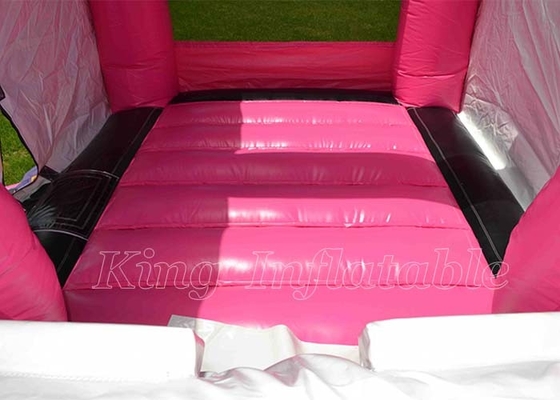 Princess Pink Bouncy Castle Bouncers Gra dla dzieci Nadmuchiwany dom Bounce Combo ze zjeżdżalnią