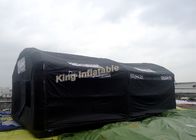 Wypożyczalnia sprzętu kempingowego Nadmuchiwany namiot PVC Druk cyfrowy HD z czarnym nylonem powleczonym PVC