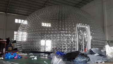 Transparent Wyczyść nadmuchiwany namiot typu Igloo Bubble dla firm handlowych