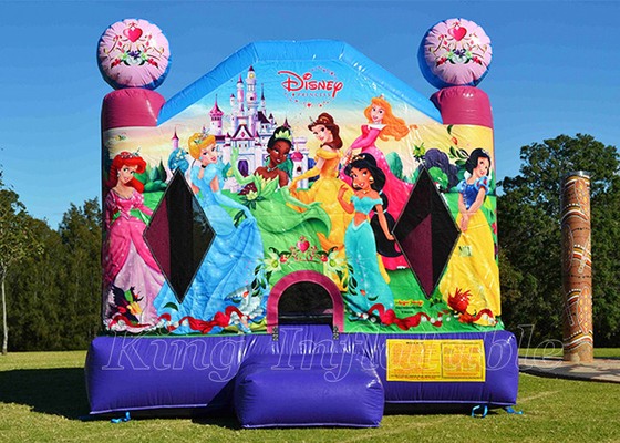 Dmuchany dmuchany zamek księżniczki Disneya imprezy plenerowe Juming Bounce House Dla dziewczynek