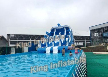 Blue Dolphin Support Baseny Zadaszone parki wodne ze zjeżdżalnią Plato PVC