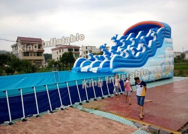 Blue Dolphin Support Baseny Zadaszone parki wodne ze zjeżdżalnią Plato PVC