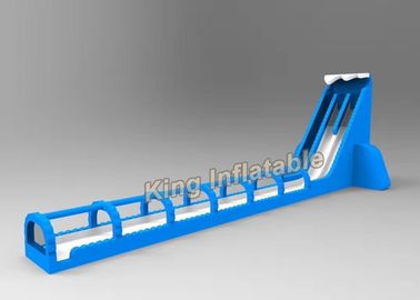 Dostosowane Blue Giant Inflatable Water Slide Commercial dla dorosłych / dzieci