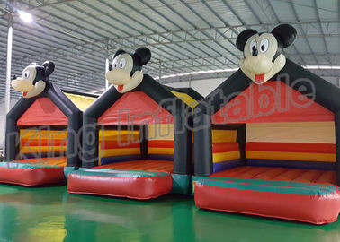 Anti-Static Mickey Mouse Dmuchany zamek do skakania na zewnątrz Gry CE