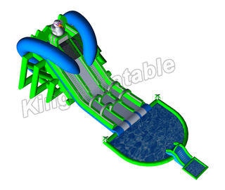 Outdoor Kaczka Kształt Giant Inflatable Blow Up Slide dla dzieci i dorosłych