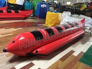 Czerwony kolor nadmuchiwane Fly Fishing Boats With 0.9mm PVC Pontony Pontonowe pontonowe