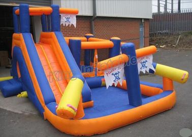 Niestandardowy odkryty PCV Inflatable Water Slide Spray Pirate Theme Park dla dzieci
