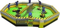 Wyzwanie Inflatable Meltdown Wipeout Sport Game with Rotative Machine