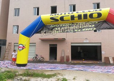 10m * 5m Mix kolorów Duże PVC niestandardowe nadmuchiwane Arch / nadmuchiwane reklamy
