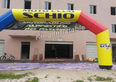 10m * 5m Mix kolorów Duże PVC niestandardowe nadmuchiwane Arch / nadmuchiwane reklamy