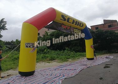 10m * 5m Mix kolorów Duże PVC niestandardowe nadmuchiwane Arch / nadmuchiwane reklamy