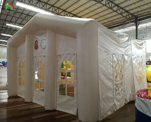 Biały Duży Nawierzchnia Blow Up Ślubna impreza Światło LED Camping Nawierzchnia nawierzchnia nawierzchnia namioty