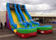 Handlowe Grade Giant 24 Feet Dual Lane Inflatable Water Slide Gry sportowe