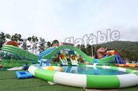Zabawa Park rozrywki na świeżym powietrzu Nadmuchiwane Parki wodne dla dorosłych i dzieci