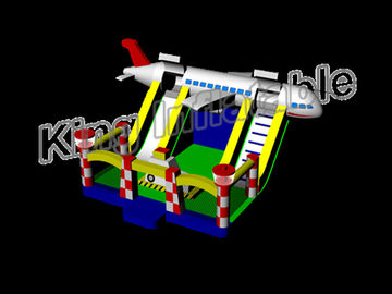 Outdoor and Indoor Airplane Inflatable Dry Slide PVC Logo OEM z certyfikatem CE