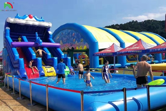 Wodny park dla dzieci Plac zabaw na zewnątrz Wodny sprzęt do zabaw Wodny zjeżdżalnik Sprzęt do zabaw