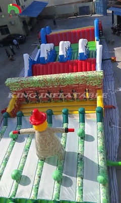 Commercial Bounce House Dorosłe Gry Kurs przeszkód Dzieci Aktywności sportowe Płynny Kurs przeszkód Płynny dla dorosłych