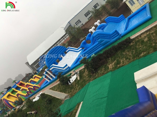 Otwarty olbrzymi pływający wielki odbiór tematyczny park zewnętrzny plac zabaw zamek pływający Combo pływający tor przeszkód
