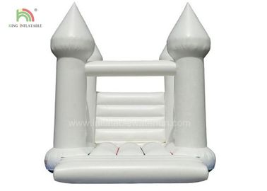 Biały plandekowy PCV dla dorosłych Princess Bouncy Castle For Wedding 1 Years Warranty