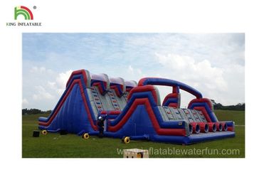 4 Lane dmuchanych sportów sportowych / Military Boot Camp Obstacle Course